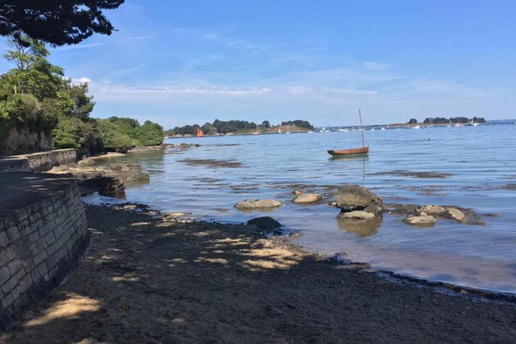 Keraudren Rhuys - Longere Xviiie - 10 Pers - 4 Chb - Plage A Pied Сен-Жильда-де-Рюи Экстерьер фото